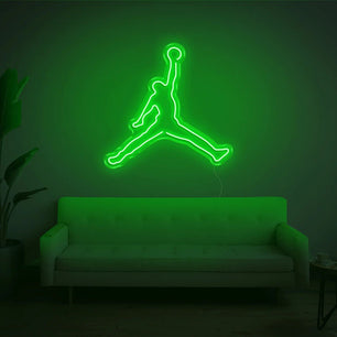 Air Jordan Green Neon Sign