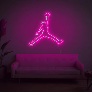 Air Jordan Pink Neon Sign