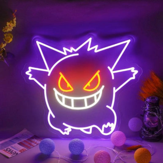 Gengar LED Sign - Pokemon Neon Signs Neon Sign