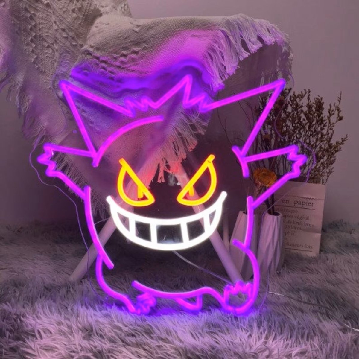 Gengar LED Sign - Pokemon Neon Signs Neon Sign