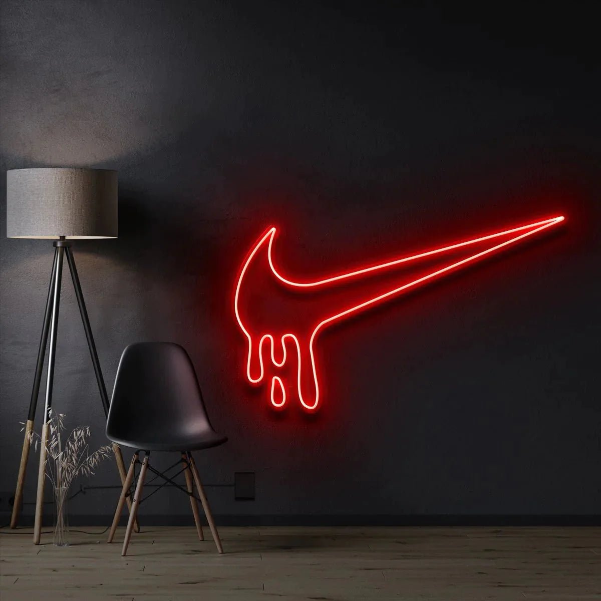 Nike LED Sign - Nike Drip Light Up Sign Red Neon Sign
