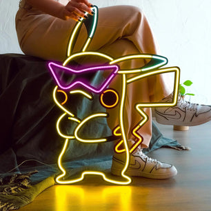 Pikachu Neon Light - Pokemon Neon Light Neon Sign