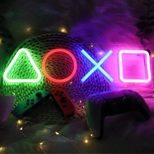 PlayStation Logo Neon Sign - Gamer Neon Sign Neon Sign