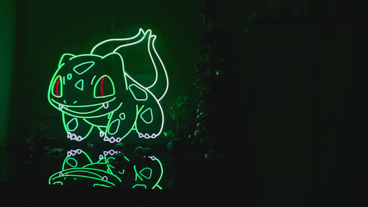 Bulbasaur neon sign | neon artistry