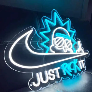 Rick And Morty Neon Sign - Just Rick It Neon Sign