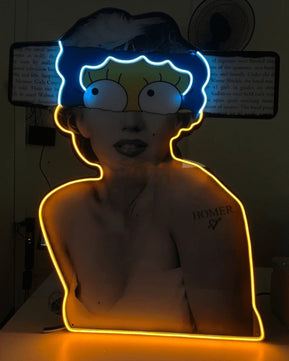Simpsons Neon Sign - Neon Modern Art Neon Sign