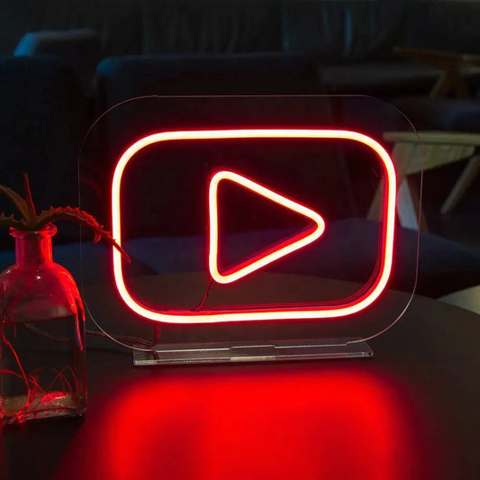  YOUTUBE ICON LED NEON SIGN™ |  Neon Artistry